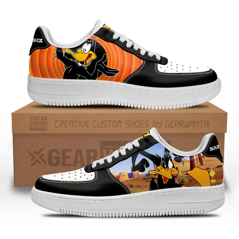 Daffy Duck Looney Tunes Custom Air Sneakers QD14-Gear Wanta