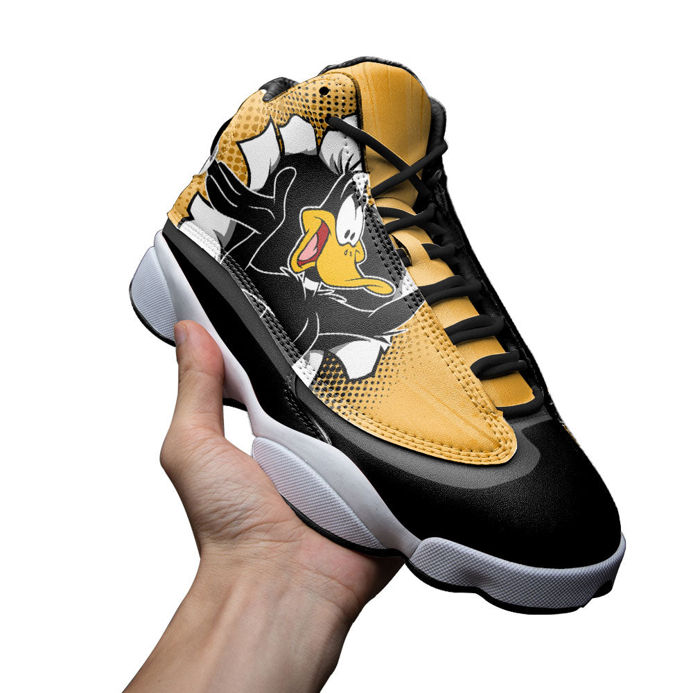 Daffy Duck J13 Sneakers Custom Comic Style Shoes-Gear Wanta