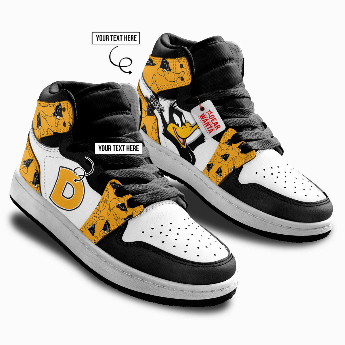Daffy Kid J1s Sneakers Cartoon Collection - Gearwanta.com