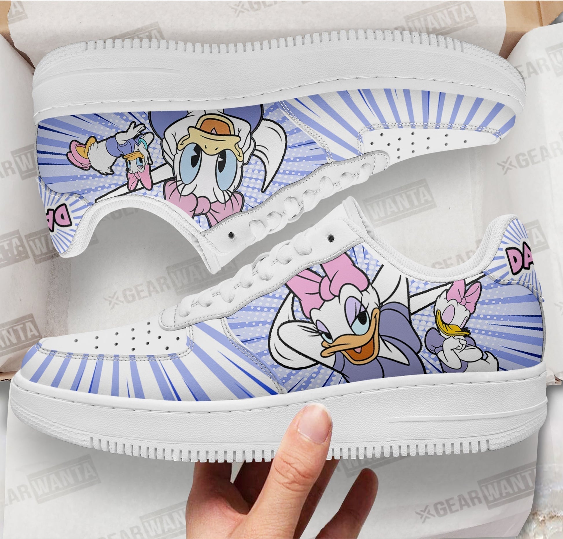 Daisy Duck Air Sneakers Custom Shoes-Gear Wanta