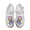 Daisy Duck Christmas Ugly Canvas Loafer Shoes-gearwanta.com