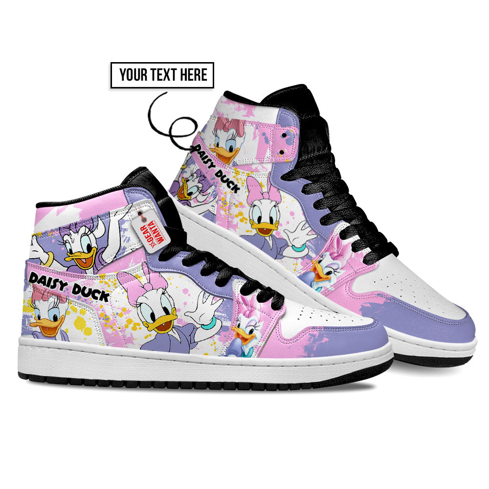 Daisy Duck J1 Shoes Custom For Fans- gearwanta.com