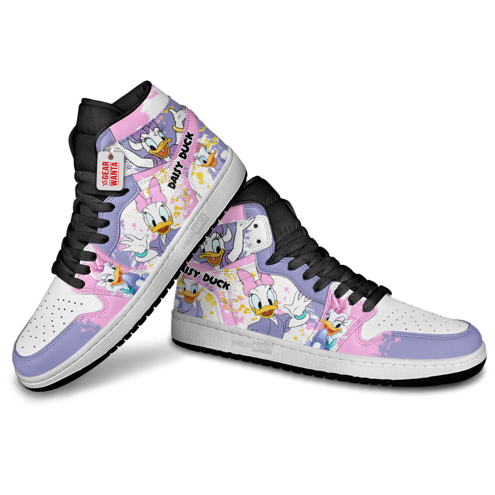 Daisy Duck J1 Shoes Custom For Fans- gearwanta.com