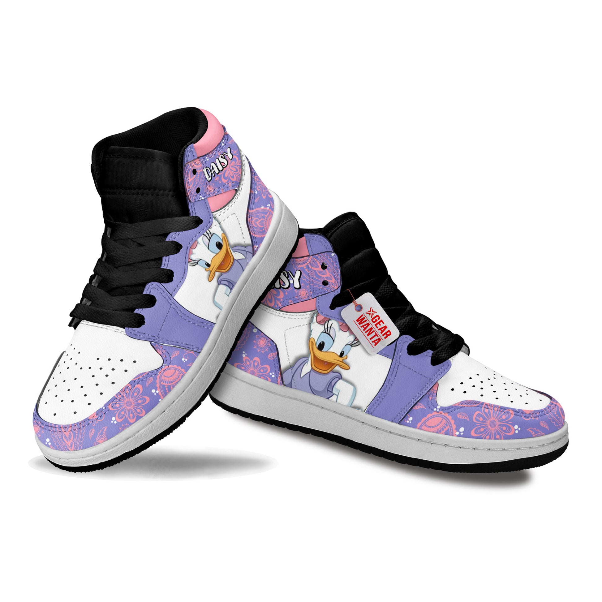 Daisy Duck Kid J1s Sneakers Cartoon Collection - Gearwanta.com