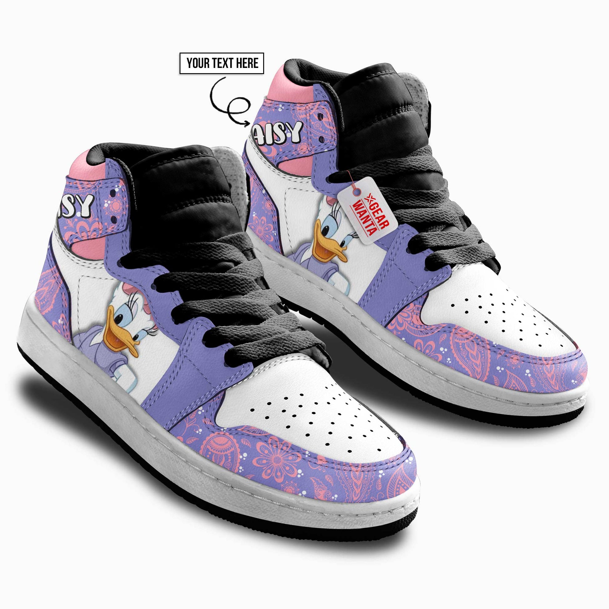 Daisy Duck Kid J1s Sneakers Cartoon Collection - Gearwanta.com