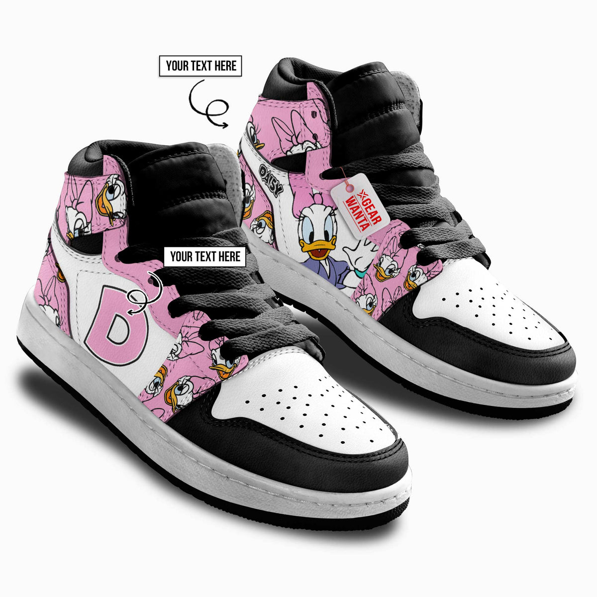 Daisy Duck Kid J1s Sneakers Cartoon Collection - Gearwanta.com