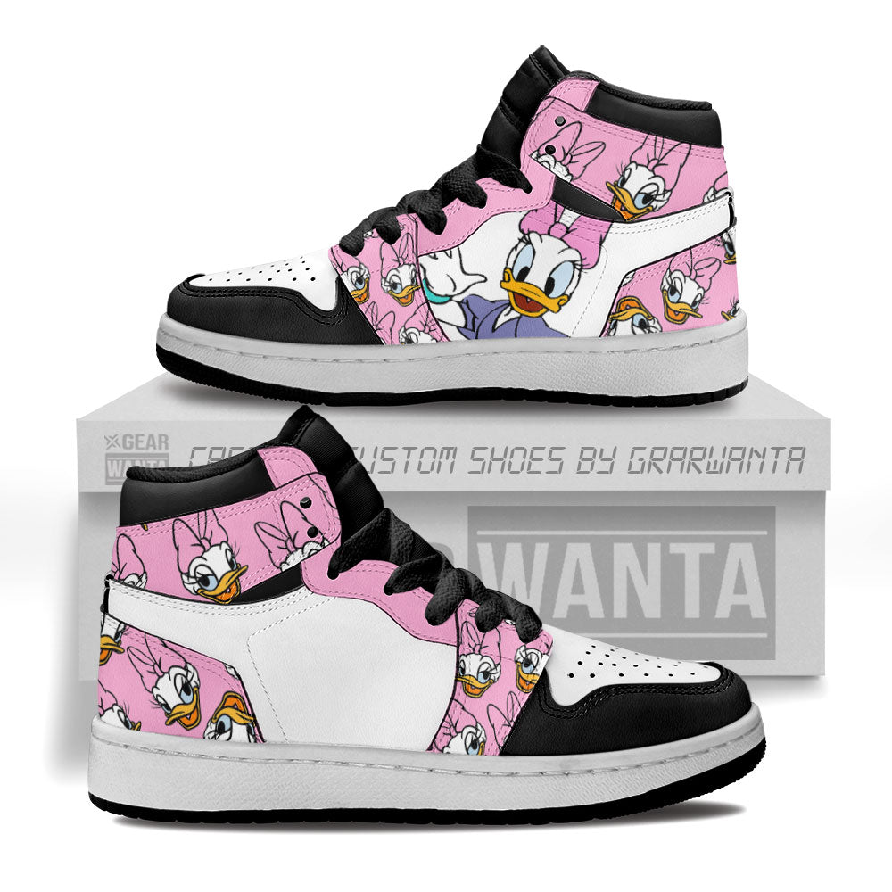 Daisy Duck Kid J1s Sneakers Cartoon Collection - Gearwanta.com