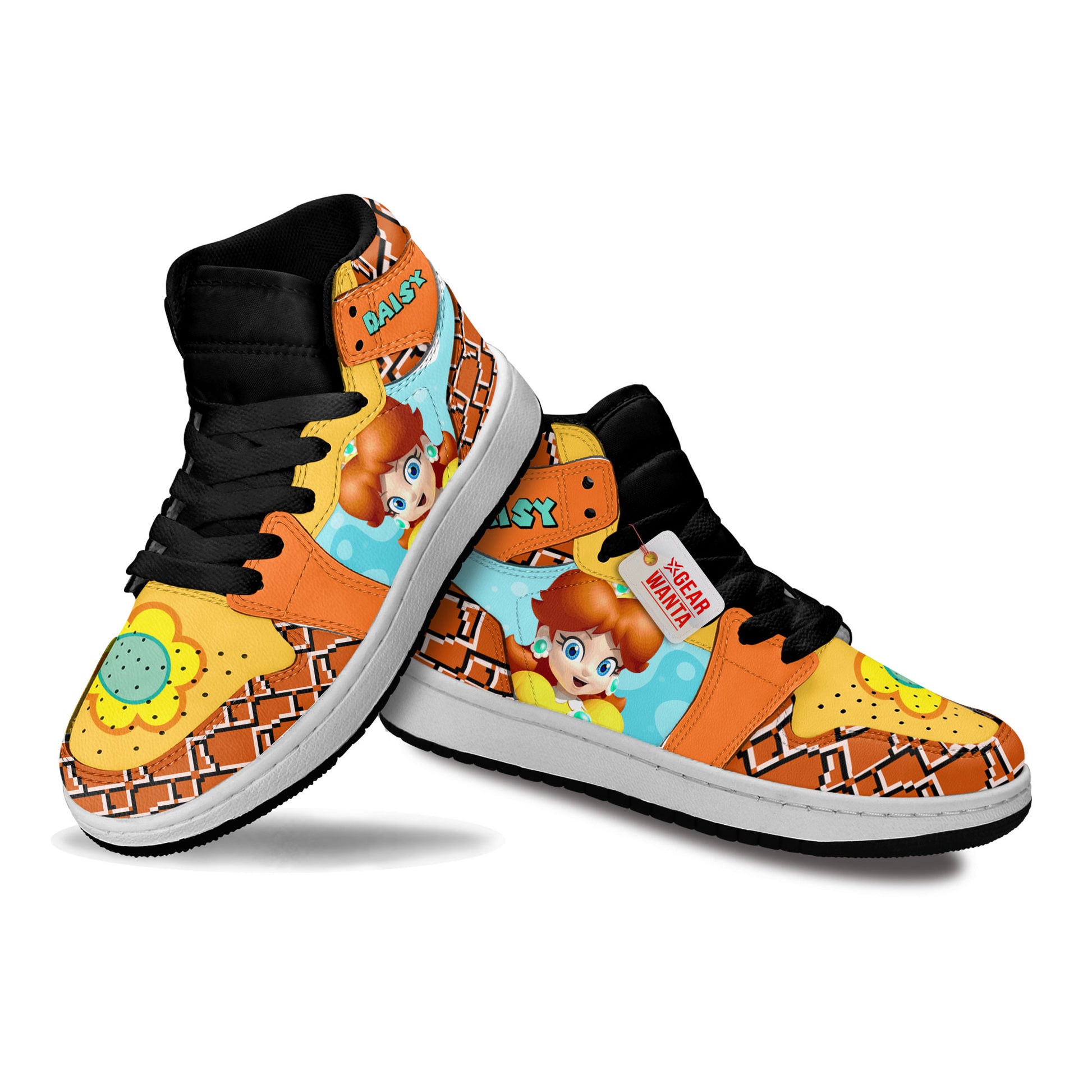 Daisy Kid J1s Sneakers Personalized Cartoon Collection - Gearwanta.com