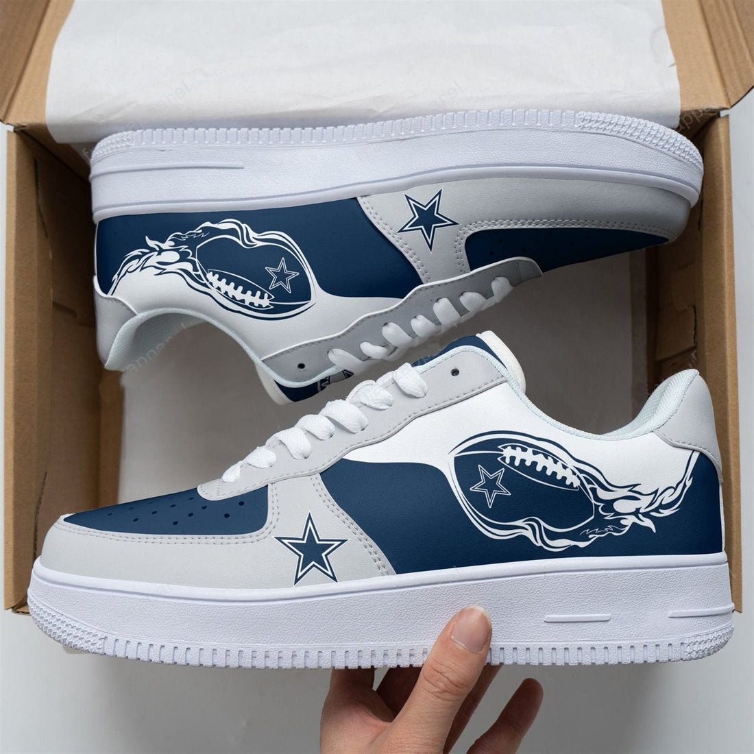 Dallas Cowboys Air Sneakers Custom Shoes For Fans-Gear Wanta