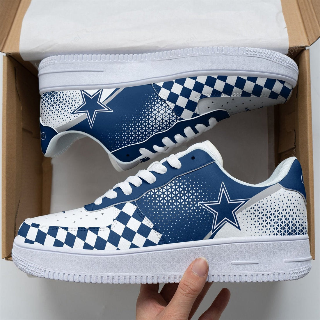 Dallas Cowboys Air Sneakers Custom Shoes For Fans-Gear Wanta