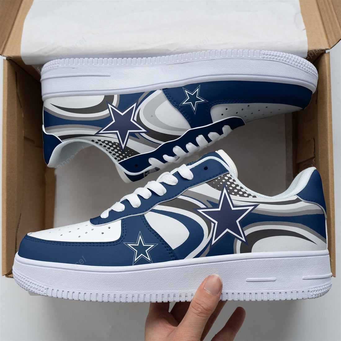 Dallas Cowboys Air Sneakers Custom Star Shoes For Fans-Gear Wanta