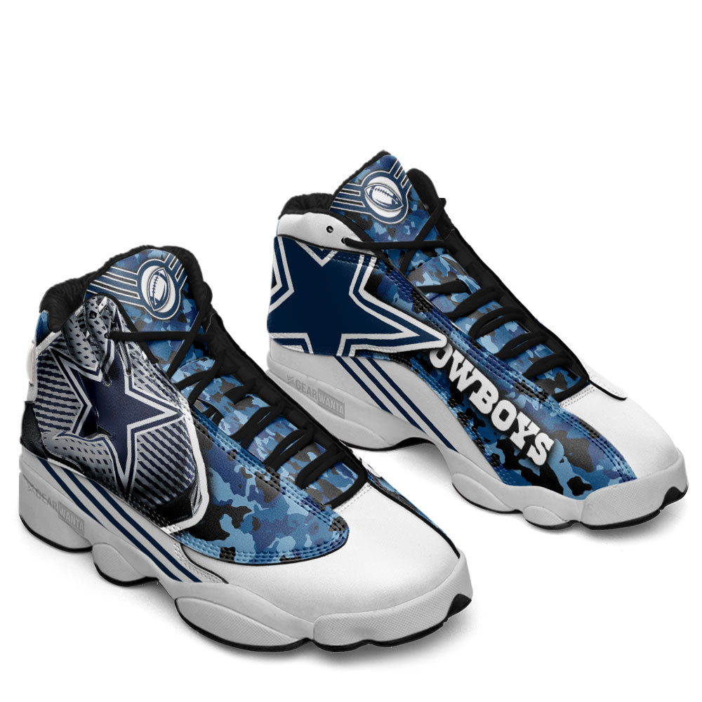 Dallas Cowboys J13 Sneakers Custom Shoes-Gear Wanta