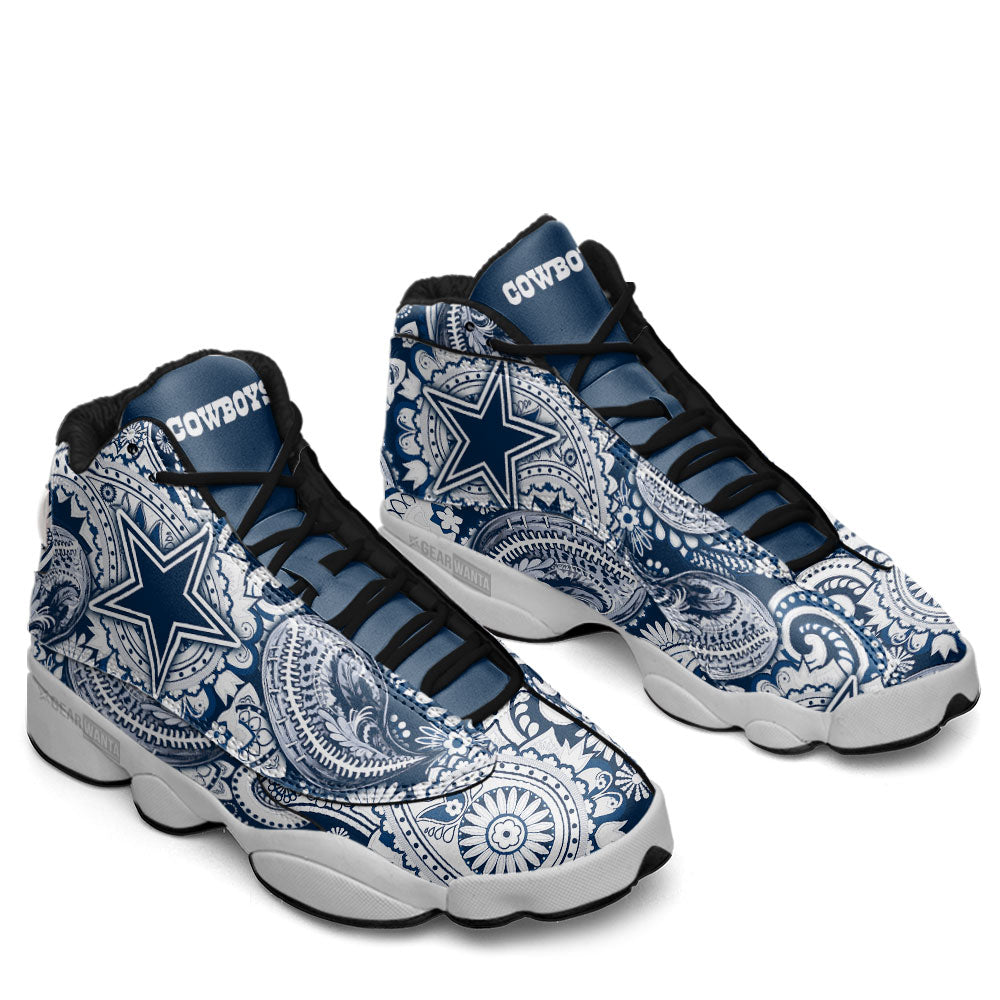 Dallas Cowboys J13 Sneakers Custom Shoes-Gear Wanta