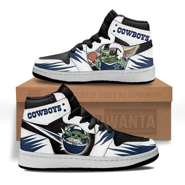 Dallas Cowboys Kid Sneakers Custom For Kids-Gear Wanta