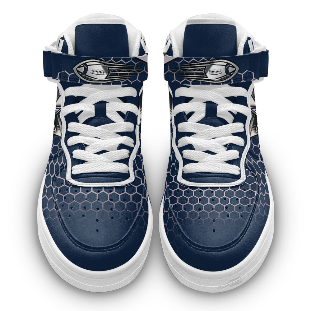 Dallas Cowboys Sneakers Custom Air Mid Shoes For Fans-Gear Wanta