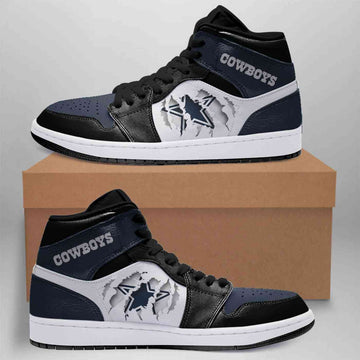 Dallas Cowboys Team Aj1 Sneakers Custom-Gear Wanta