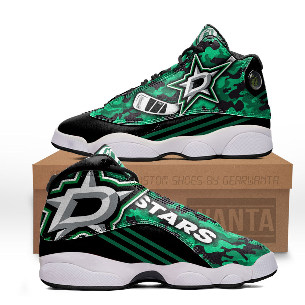 Dallas Stars J13 Sneakers Custom Shoes-Gear Wanta