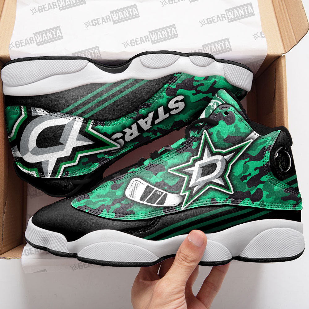 Dallas Stars J13 Sneakers Custom Shoes-Gear Wanta