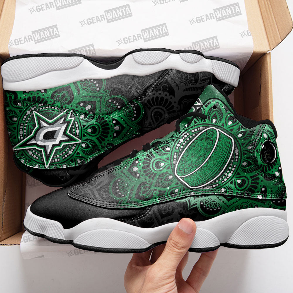 Dallas Stars J13 Sneakers Custom Shoes-Gear Wanta