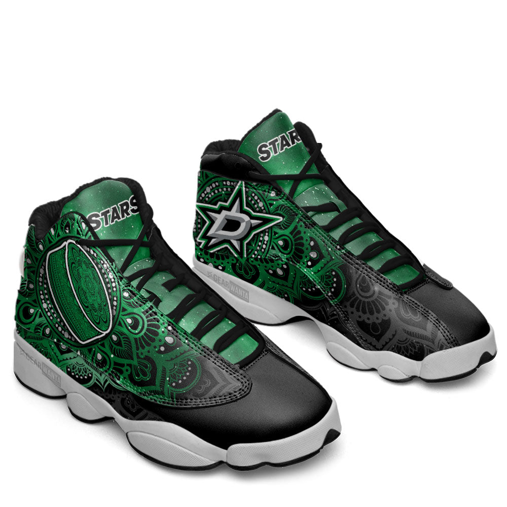 Dallas Stars J13 Sneakers Custom Shoes-Gear Wanta