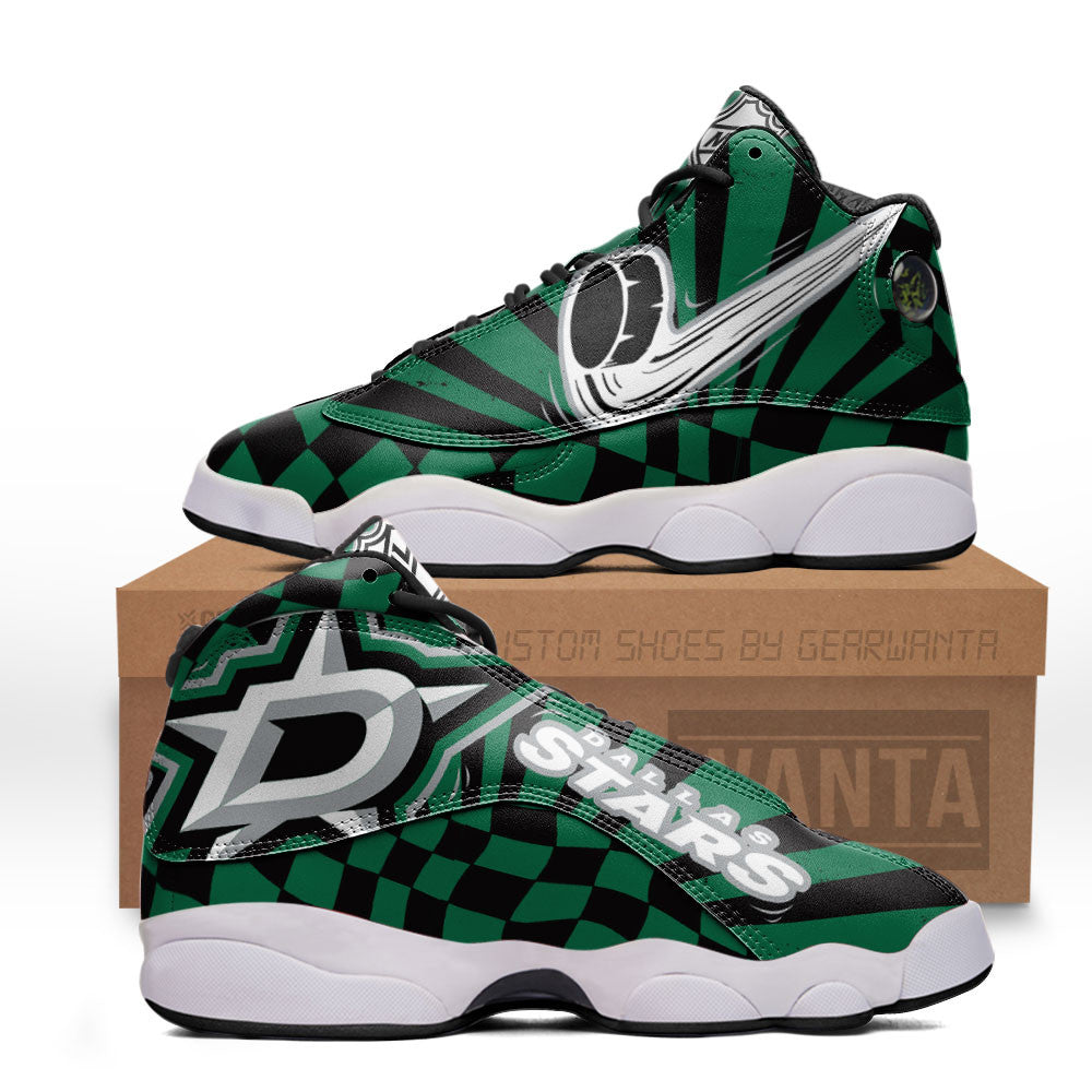 Dallas Stars J13 Sneakers Sport Custom Shoes-Gear Wanta