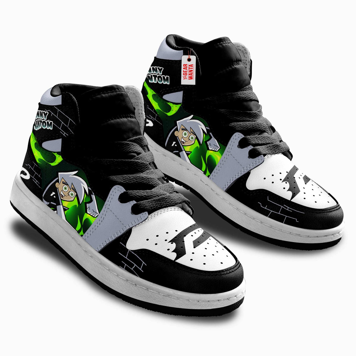 Danny Phantom Kid Sneakers Custom For Kids-Gear Wanta