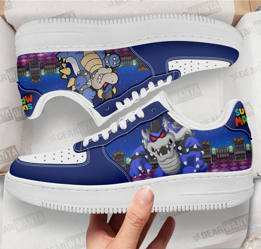 Dark Bowser Air Sneakers Custom Super Mario Shoes-Gear Wanta