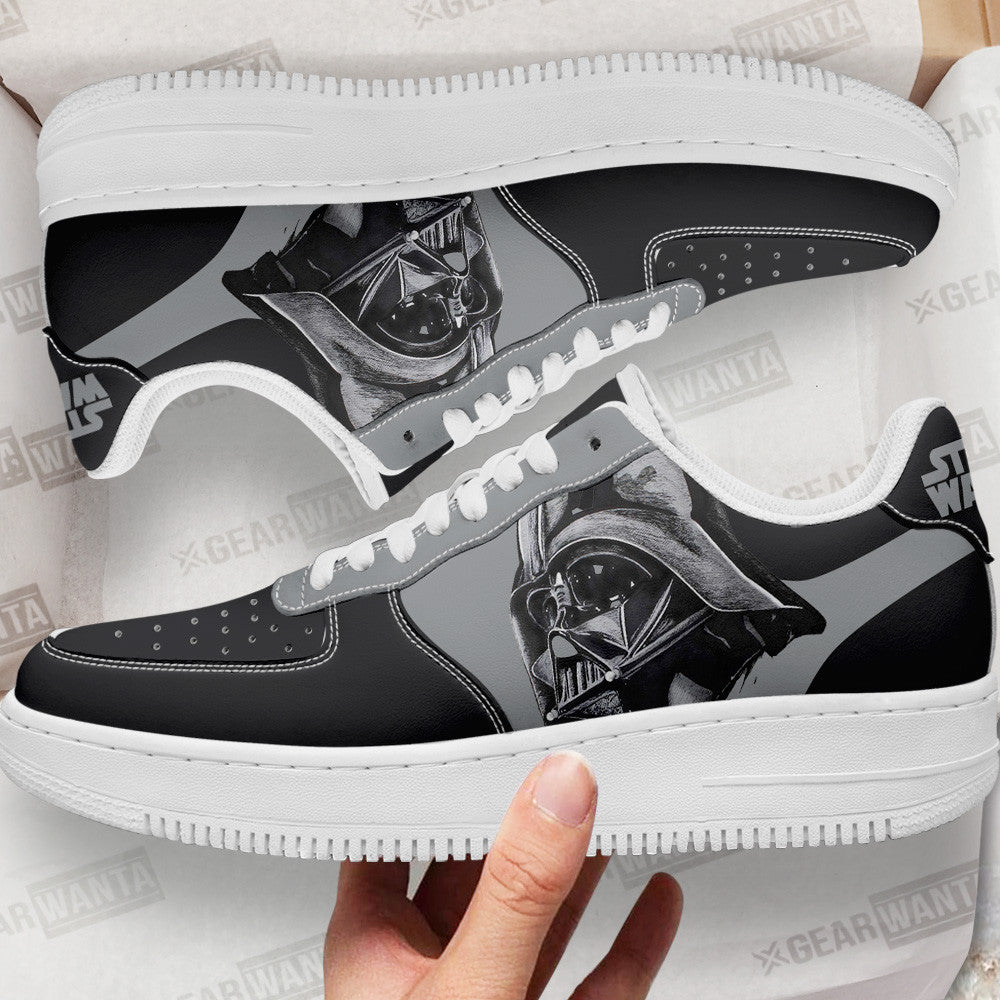 Darth Vader Low-Top Sneakers Custom For Star Wars Fans