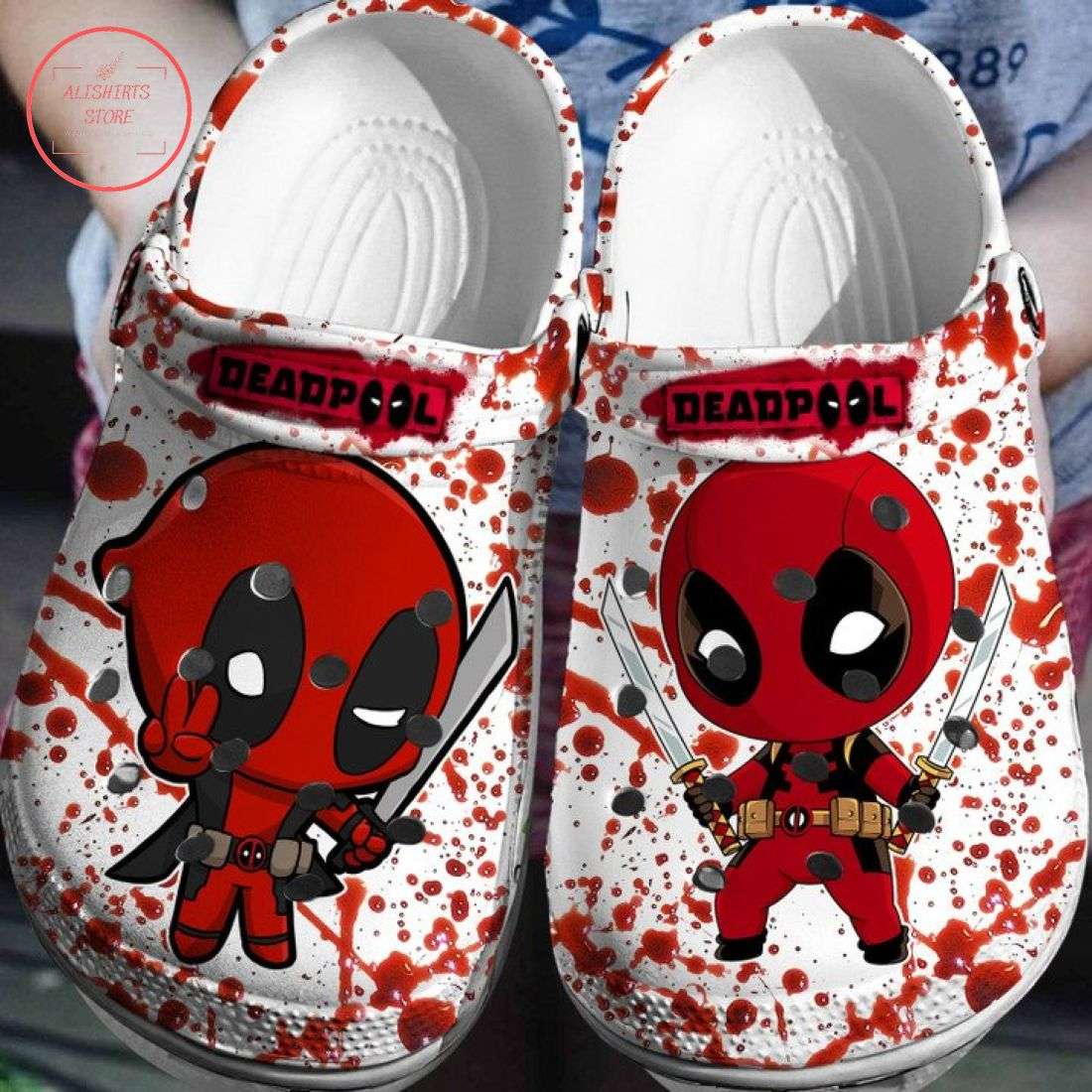 Deadpool Superhero Clogs Shoes-gearwanta.com