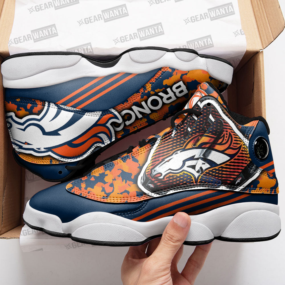 Denver Broncos J13 Sneakers Custom Shoes-Gear Wanta