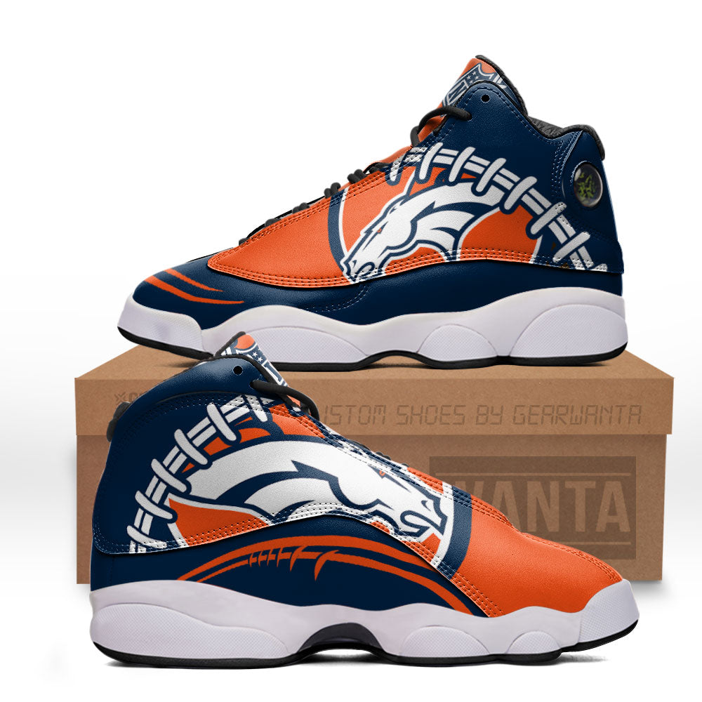 Denver Broncos J13 Sneakers Custom Shoes-Gear Wanta