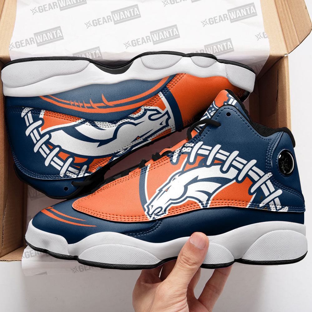 Denver Broncos J13 Sneakers Custom Shoes-Gear Wanta