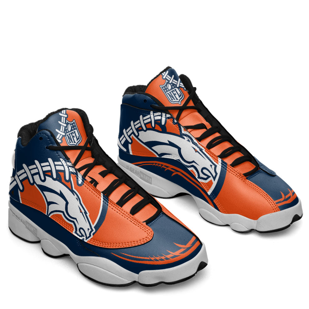 Denver Broncos J13 Sneakers Custom Shoes-Gear Wanta