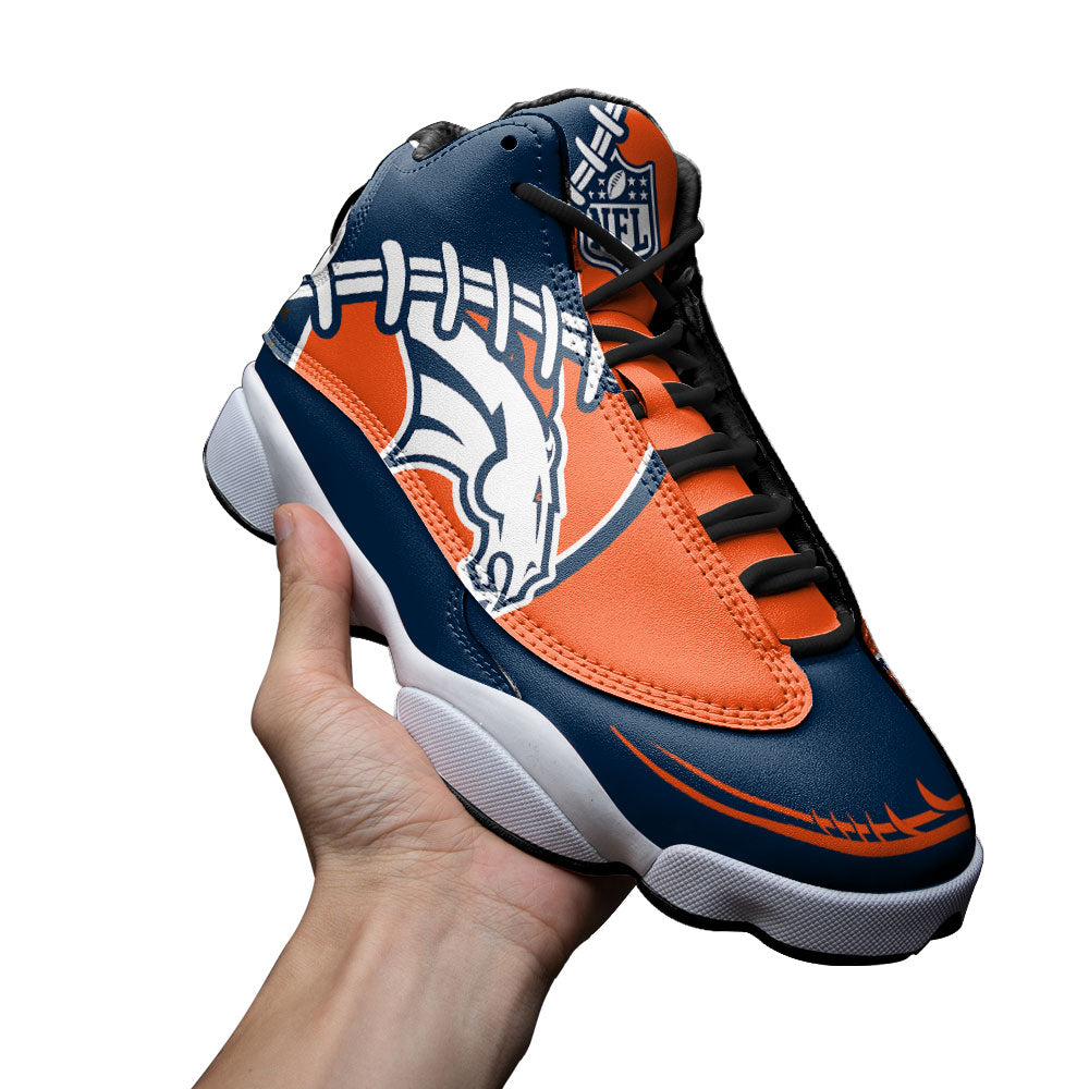 Denver Broncos J13 Sneakers Custom Shoes-Gear Wanta