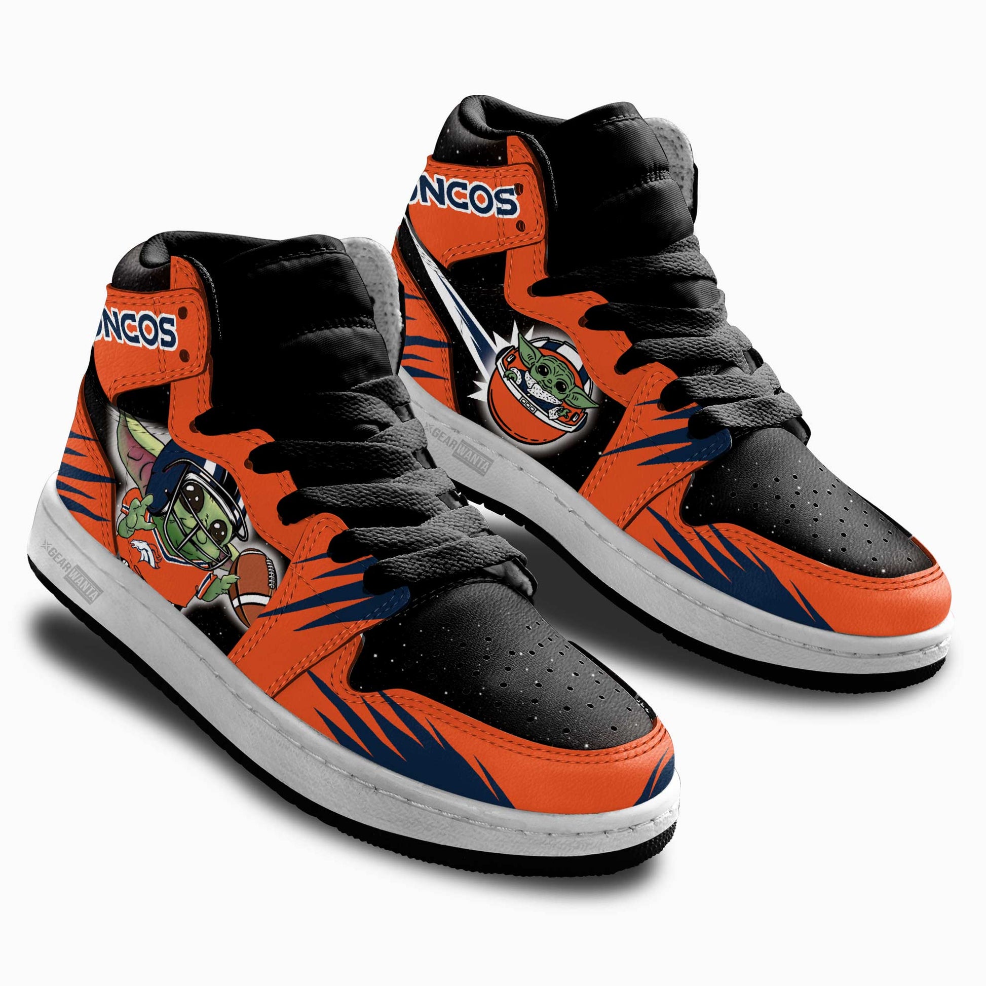 Denver Broncos Kid Sneakers Custom For Kids-Gear Wanta