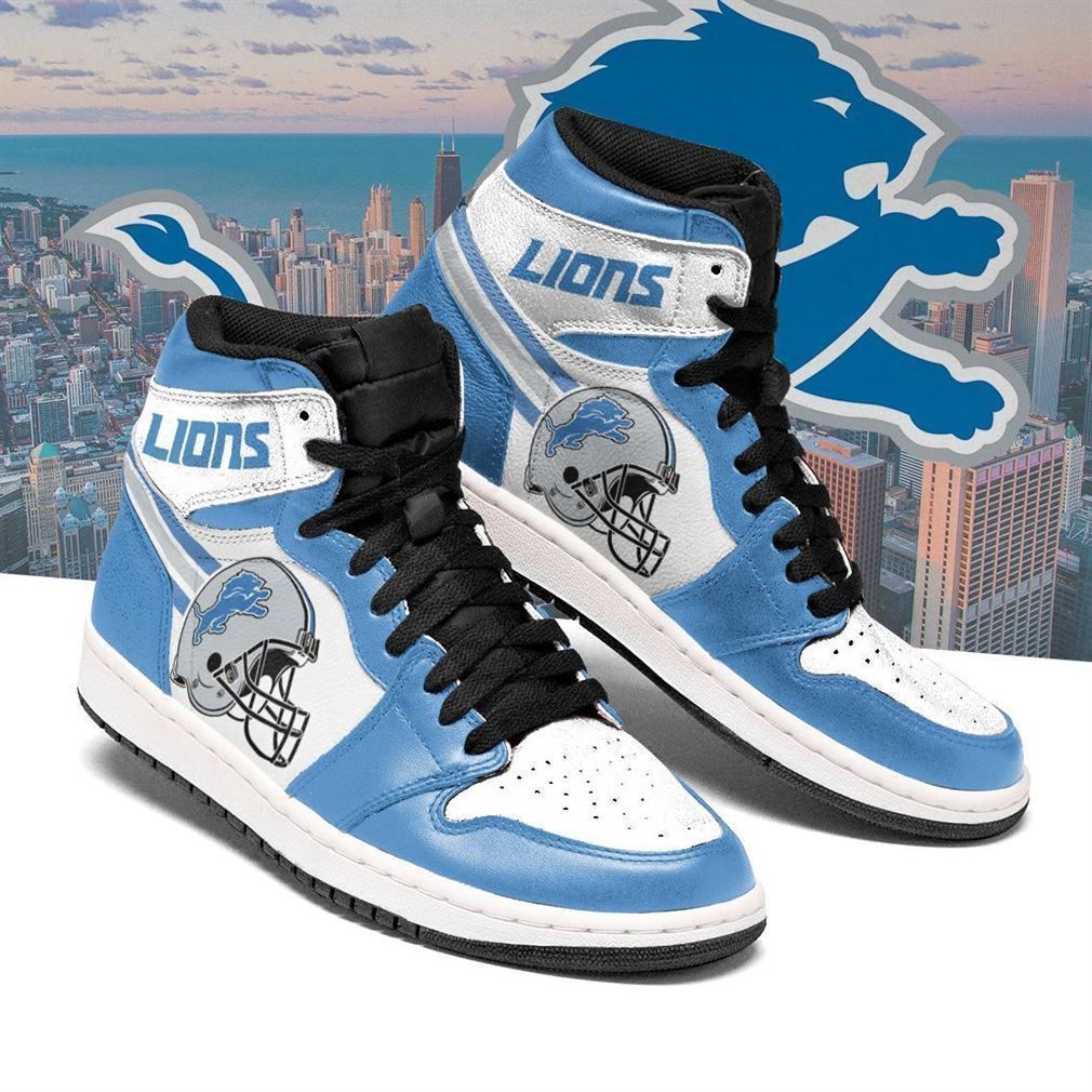 Detroit Lions Aj1 Sneakers Custom-Gear Wanta