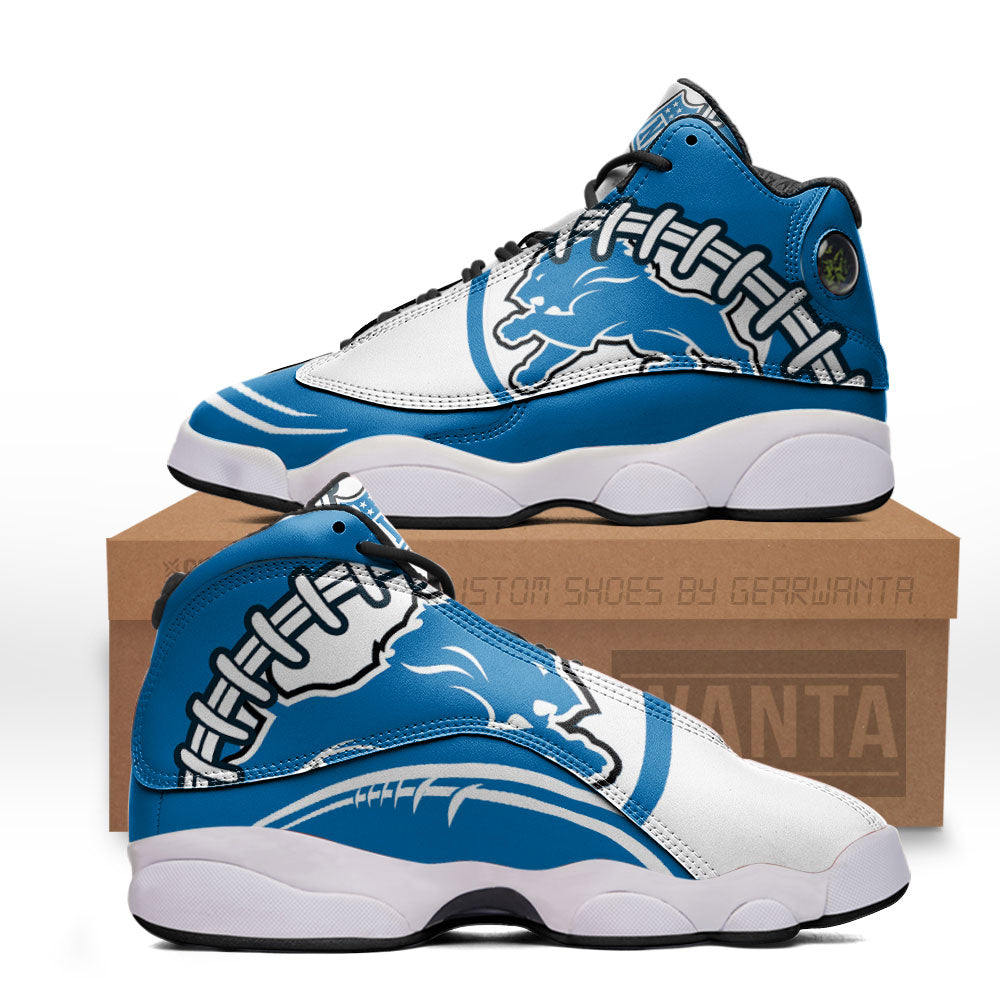 Detroit Lions J13 Sneakers Custom Shoes-Gear Wanta