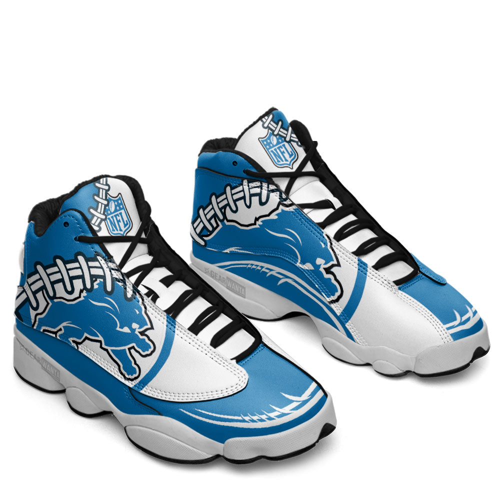 Detroit Lions J13 Sneakers Custom Shoes-Gear Wanta