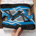 Detroit Lions Aj4 Sneakers Custom Shoes-Gear Wanta