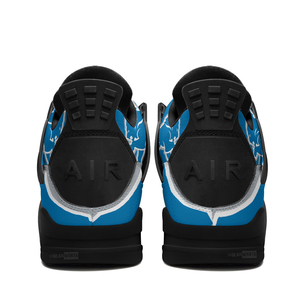 Detroit Lions Aj4 Sneakers Custom Shoes-Gear Wanta