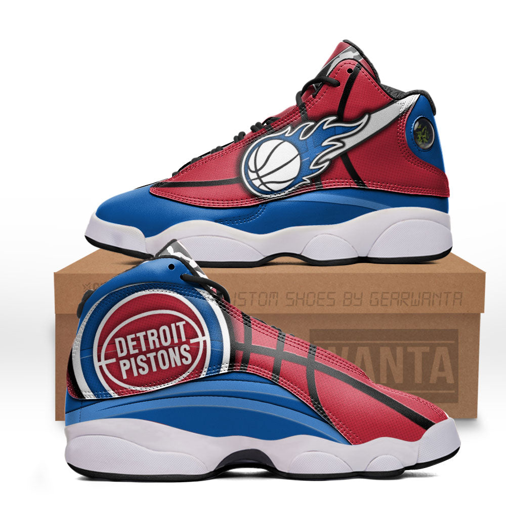 Detroit Pistons J13 Sneakers Custom Shoes-Gear Wanta