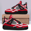 Detroit Red Wings Aj4 Sneakers Custom Shoes-Gear Wanta