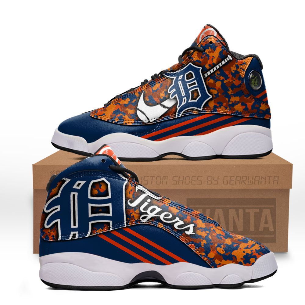 Detroit Tigers J13 Sneakers Custom Shoes-Gear Wanta