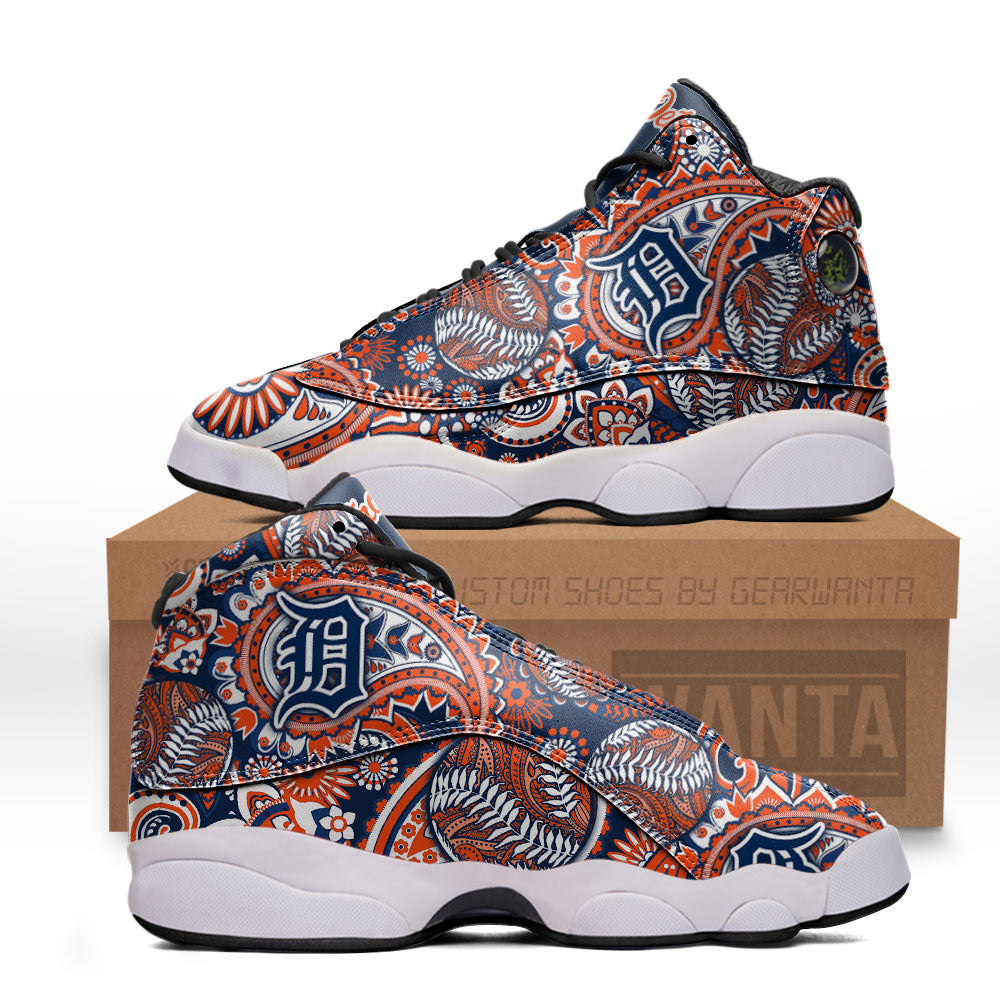 Detroit Tigers J13 Sneakers Custom Shoes-Gear Wanta