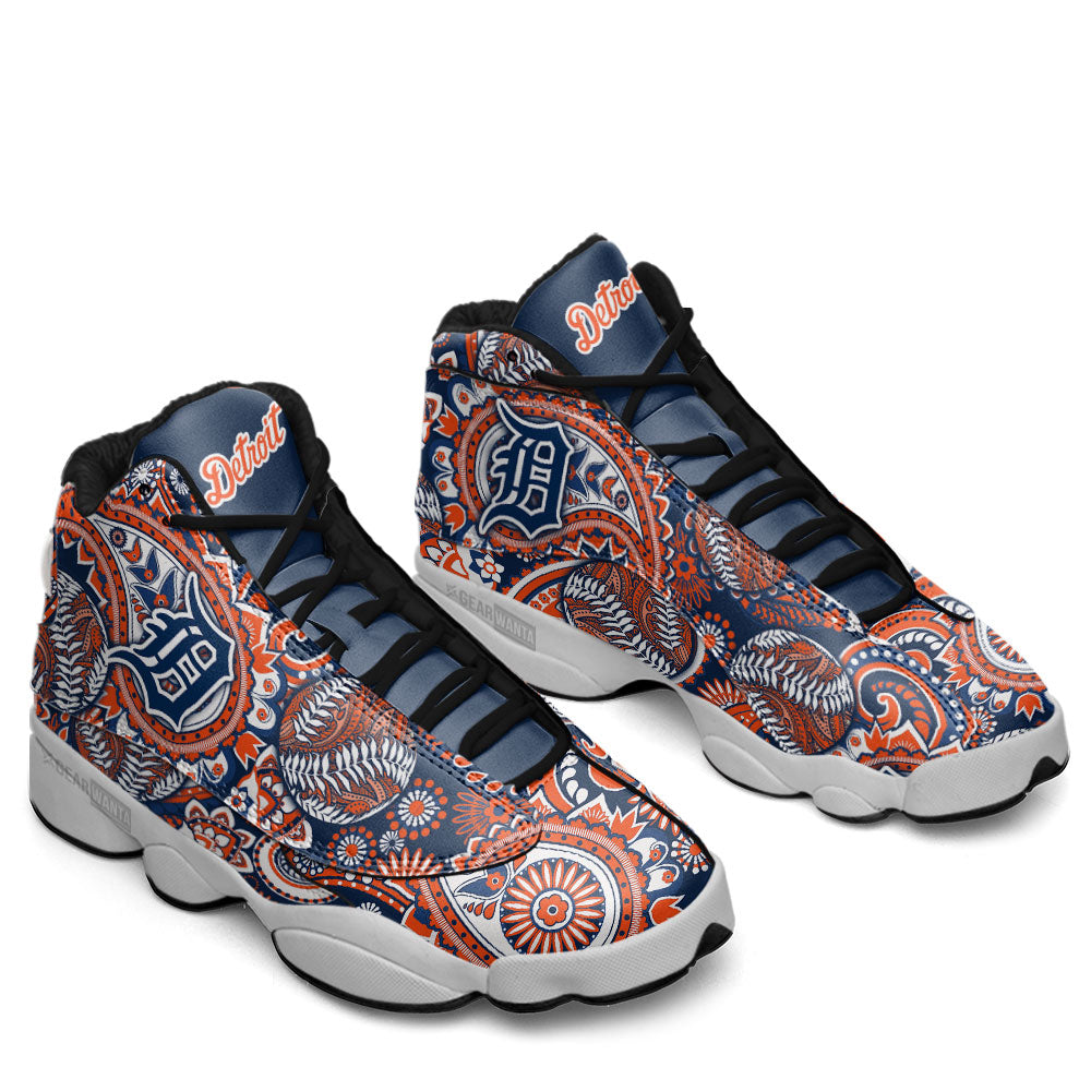 Detroit Tigers J13 Sneakers Custom Shoes-Gear Wanta