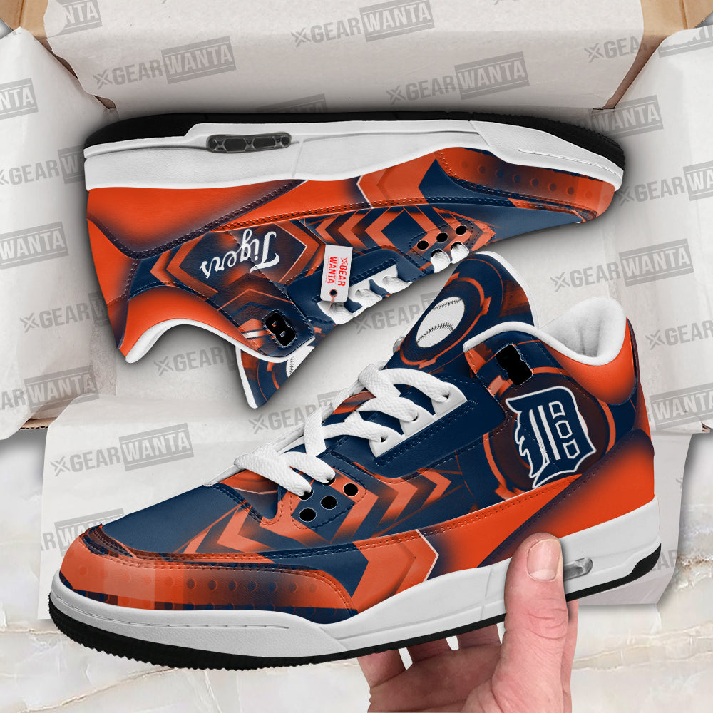 Detroit Tigers J3 Sneakers Custom Shoes-Gear Wanta