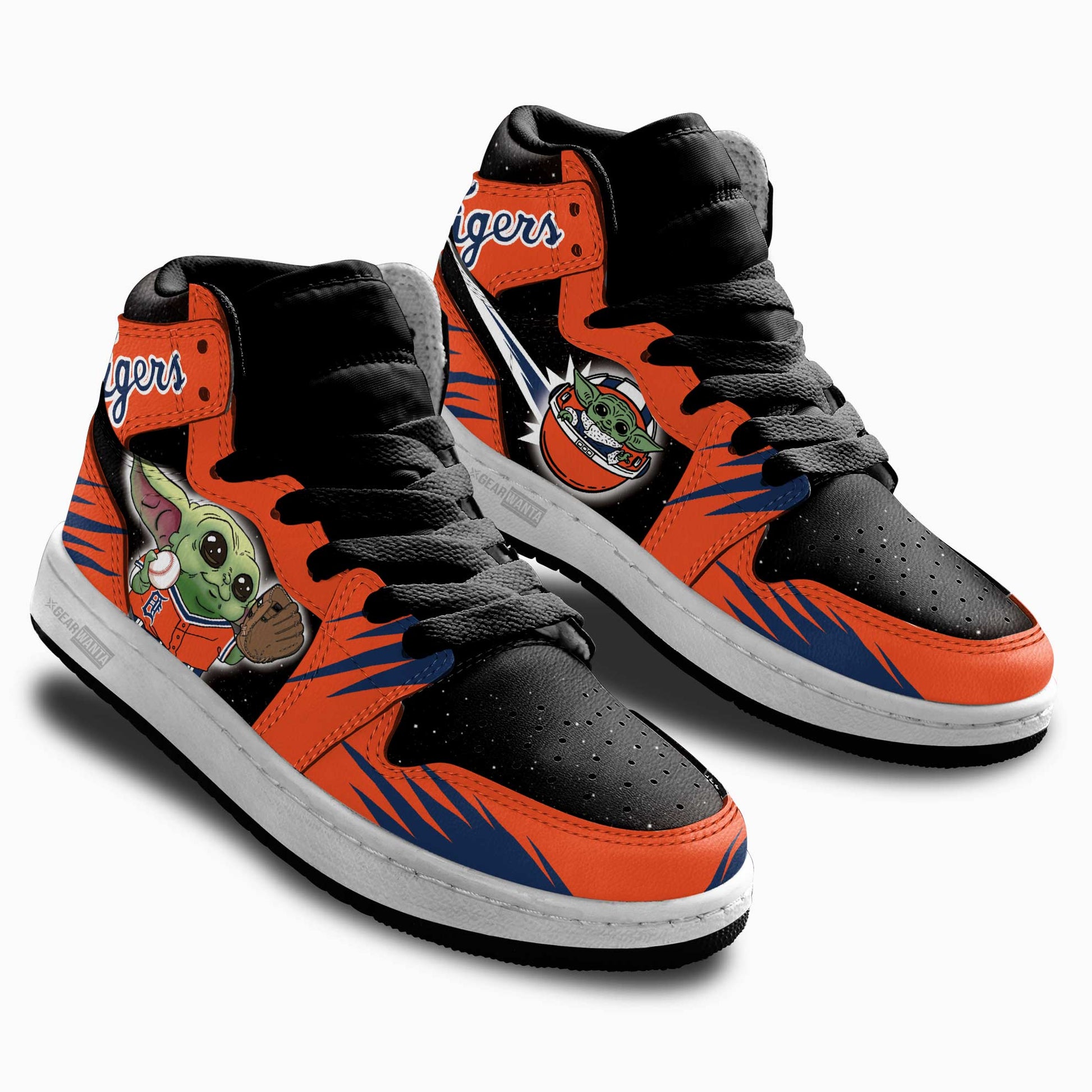 Detroit Tigers Kid Sneakers Custom For Kids-Gear Wanta