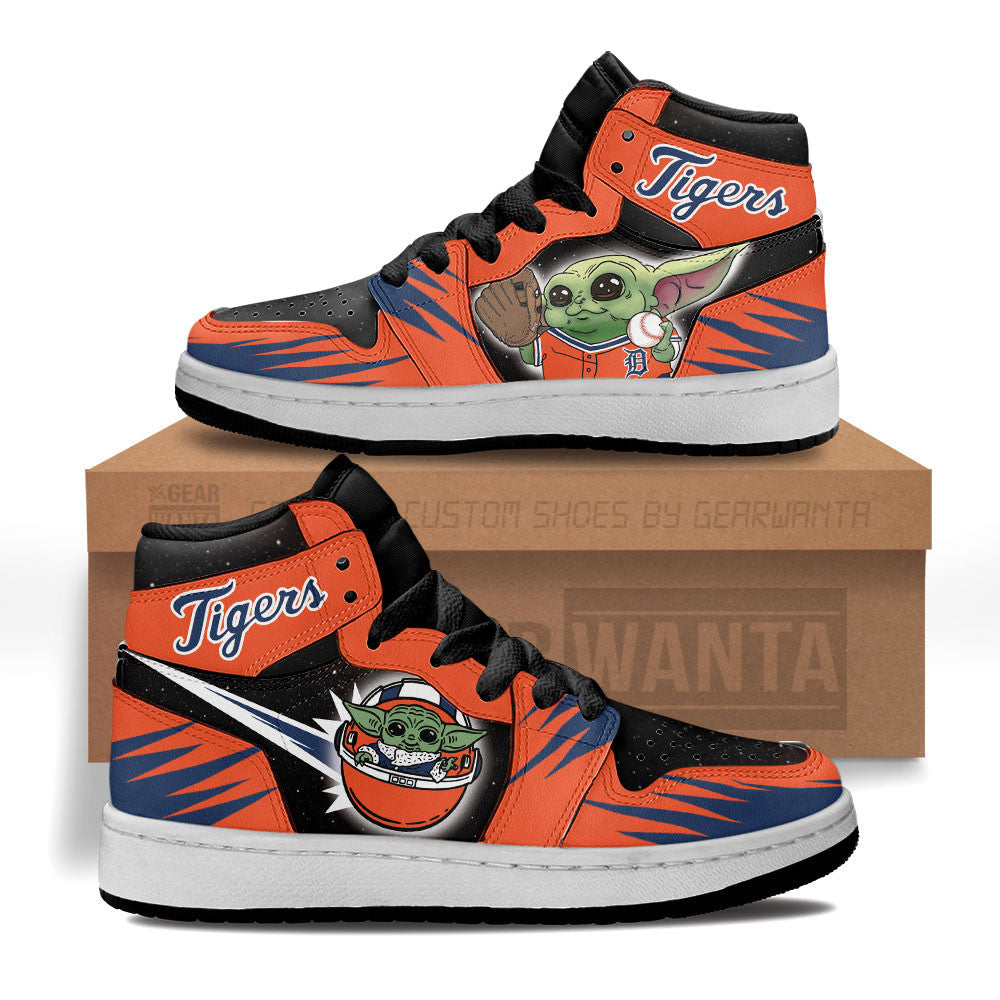 Detroit Tigers Kid Sneakers Custom For Kids-Gear Wanta