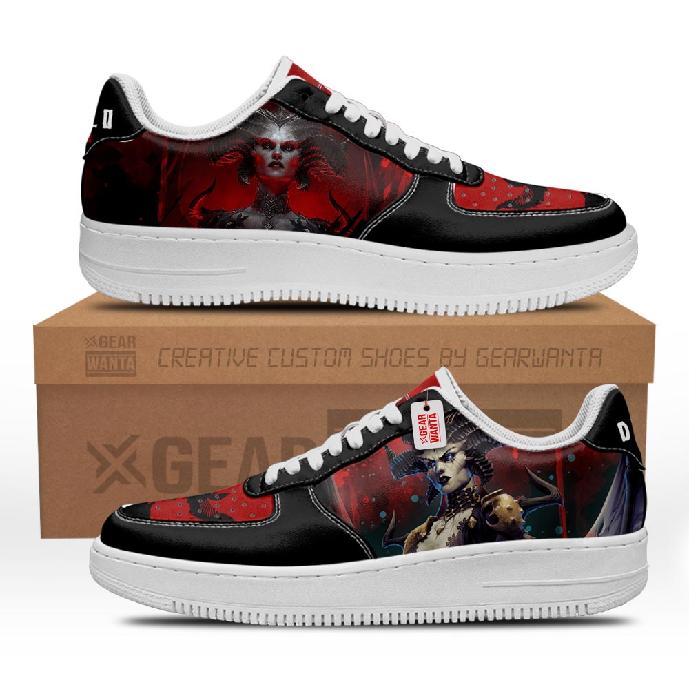 Diablo IV Lilith Custom Air Sneakers PT21-Gear Wanta