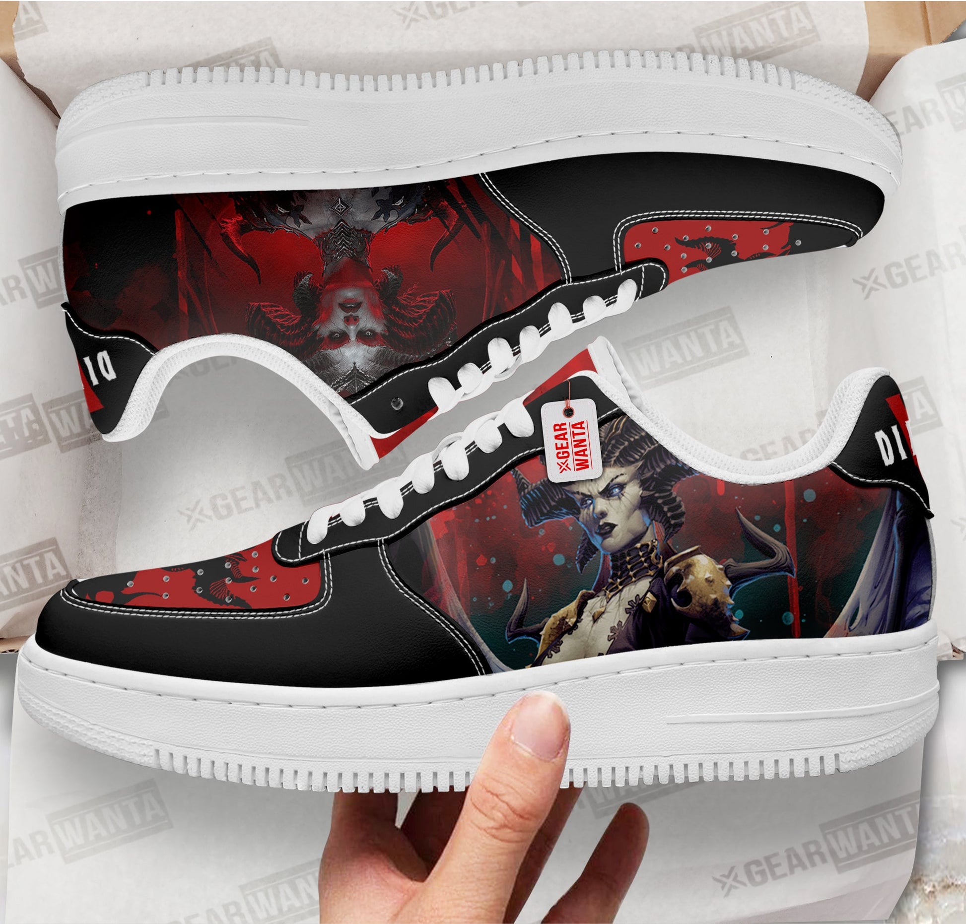 Diablo IV Lilith Custom Air Sneakers PT21-Gear Wanta